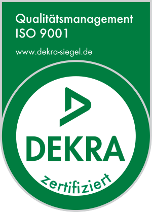 DEKRA zertifiziert - Qualitätsmanagement ISO 9001